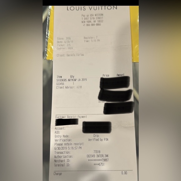 Authentic Louis Vuitton Stickers. - Picture 6 of 6